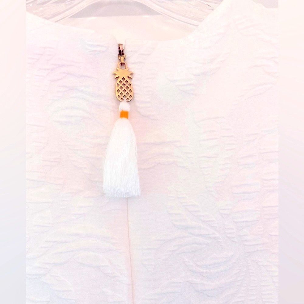 Lilly Pulitzer White Keali Stretch Shift Dress - Picture 5 of 9